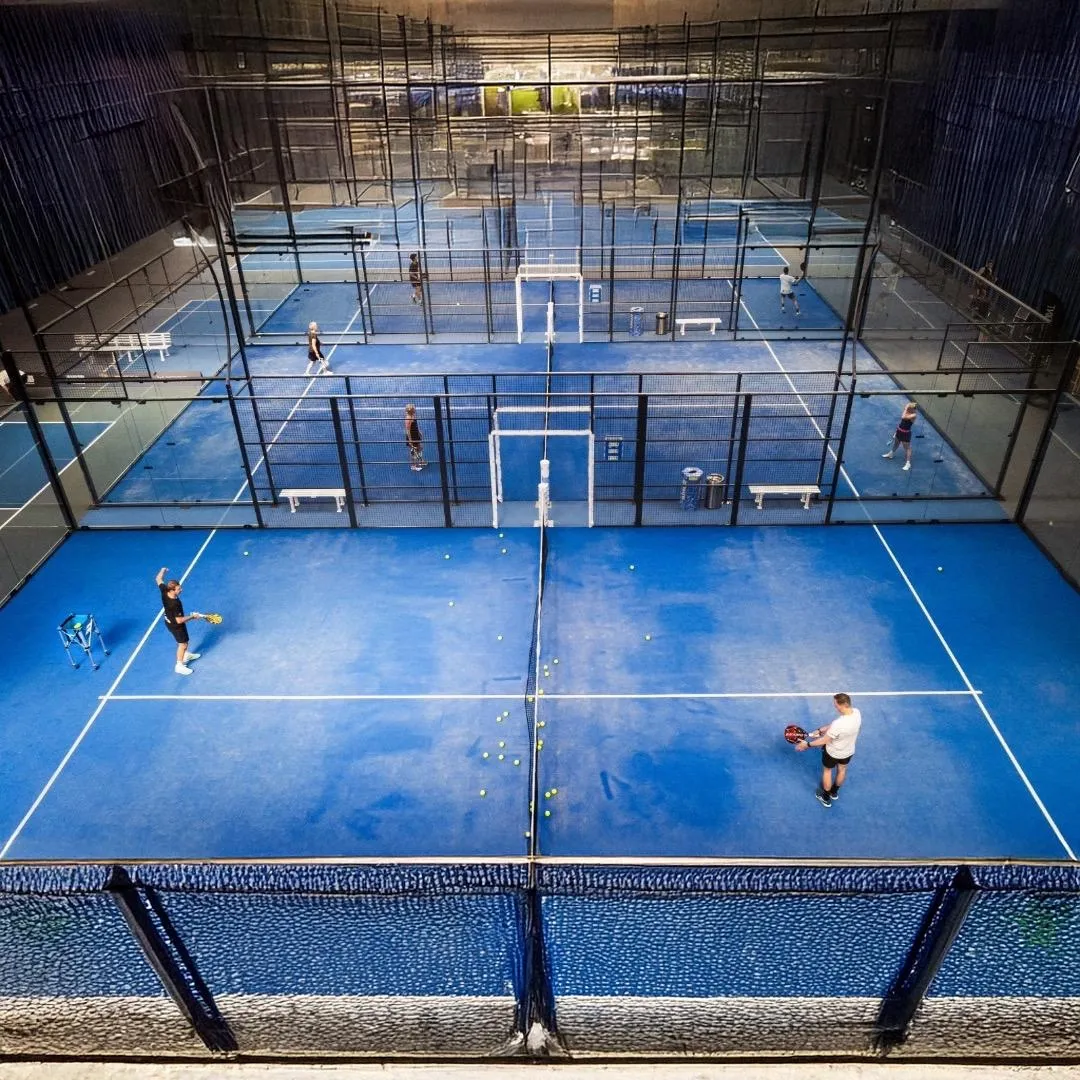 Padel installation reference in Switzerland